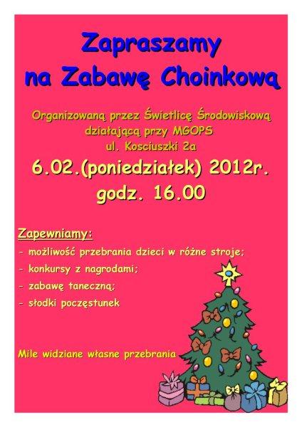 choinka 2012