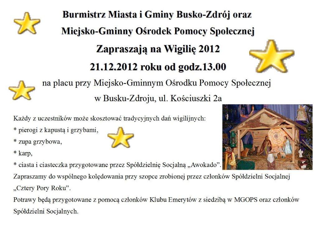 Wigilia 2012