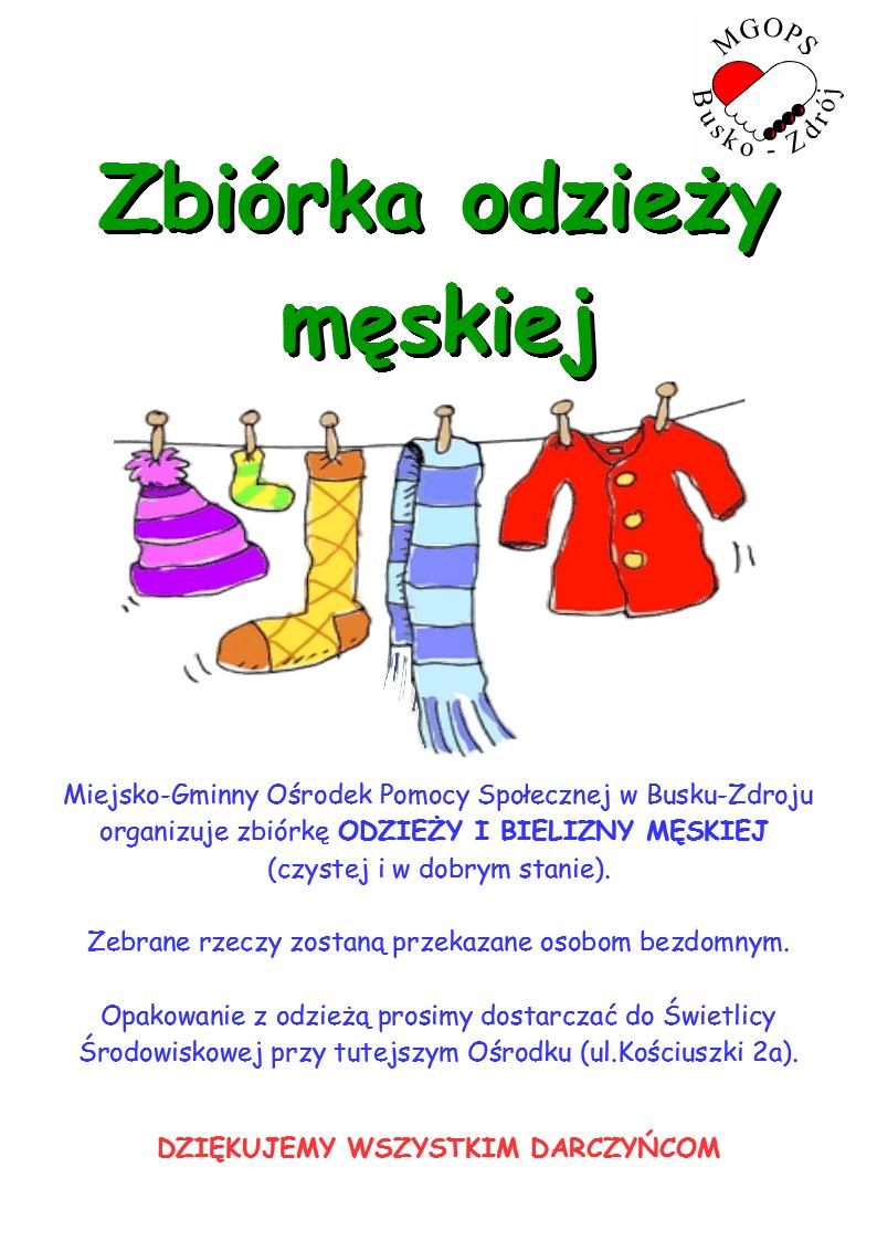 plakat - zbióka odzieży