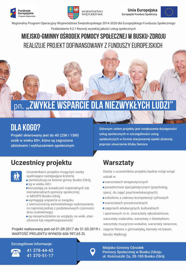 Zwykłe wsparcie dla niezwykłych ludzi